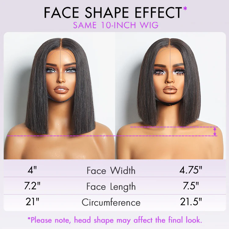 Weekly Special | Luvme Hair Beginner Friendly Glueless Silky Blunt Cut 4x4 Closure Bob Wig 100% Human Hair - US Only - Image 7