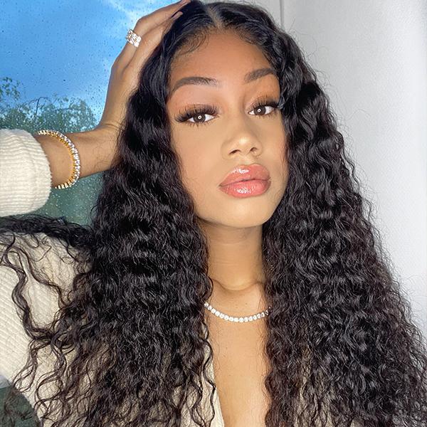 Wet And Wavy | Water Wave 4x4 Closure Lace Glueless Mid Part Long Wig - US Only - Image 6