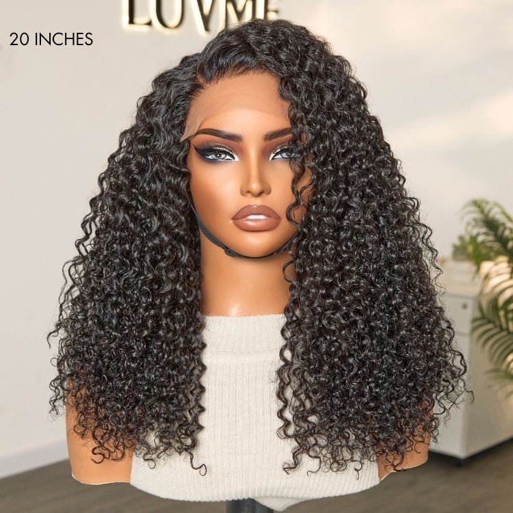 Wet and Wavy 5x5 Closure Pre-Cut Lace Water Wave Wig Glueless Side Part Human Hair Wig - Image 12