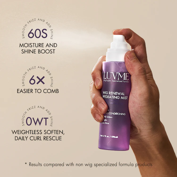 US Only | Wig Renewal Hydrating Mist, Leave-in Conditioning, All-day Hydration - Image 2