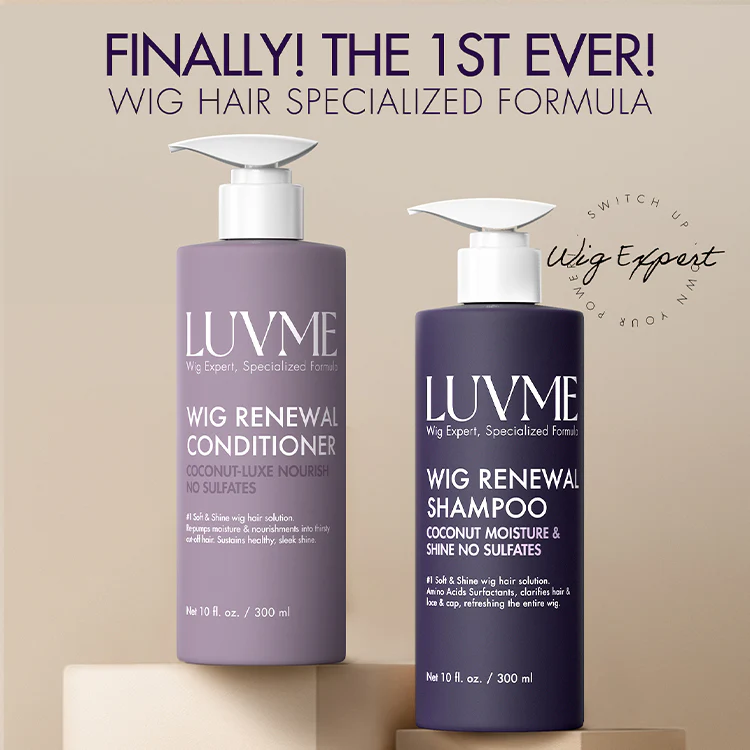 US Only | Wig Renewal Shampoo & Conditioner Set, Coconut Moisture & Effectively Cleans