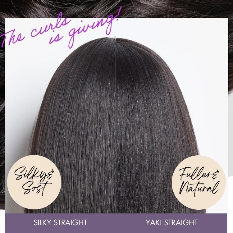 Breathable Cap Yaki Straight Ultra Natural Minimalist Lace Long Wig with Bangs - Image 11